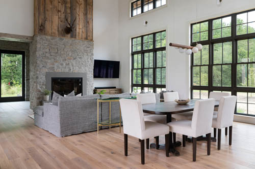 Interior view of living area