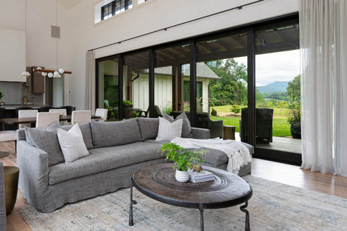 Interior view of living area
